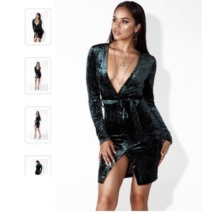 Juxlabel velvet dress